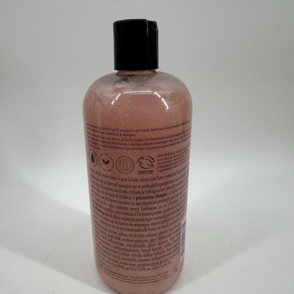 Philosophy Amazing Grace Bergamot Shower Gel 16 Oz Sealed Hydrating Body Wash - Picture 3 of 5
